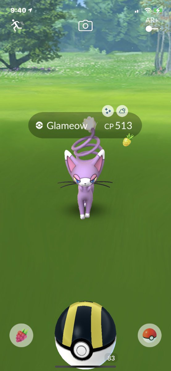 BlueTrainer123's tweet photo. #pokemongo #pokemonraids #pokemonfriend #shiny #shinyglameow finally caught one earlier house spawn ⁦@ItsNatuDay⁩  ⁦@PokemonGoApp⁩ https://t.co/h5giteLj9H