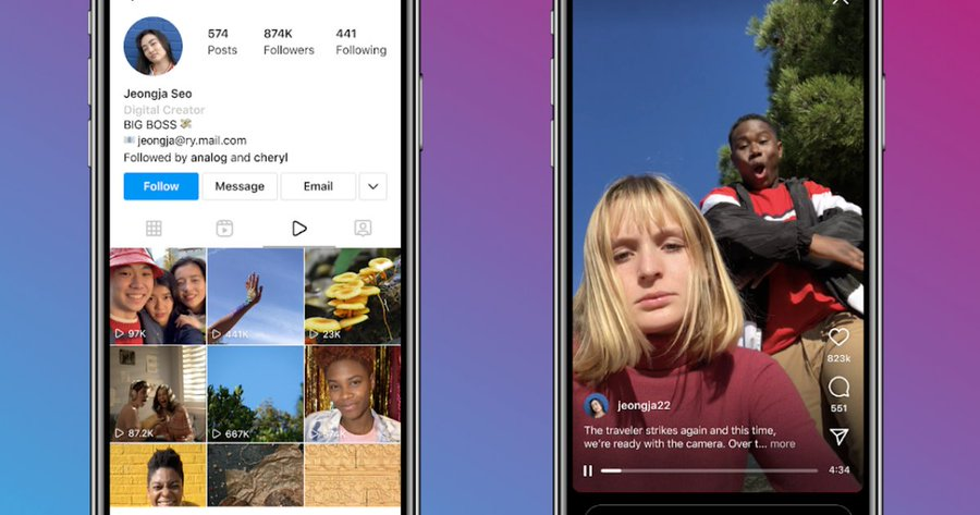 Instagram ramène les vidéos IGTV dans l'application principale avec un nouvel onglet Vidéo. cnet.com/tech/services-…