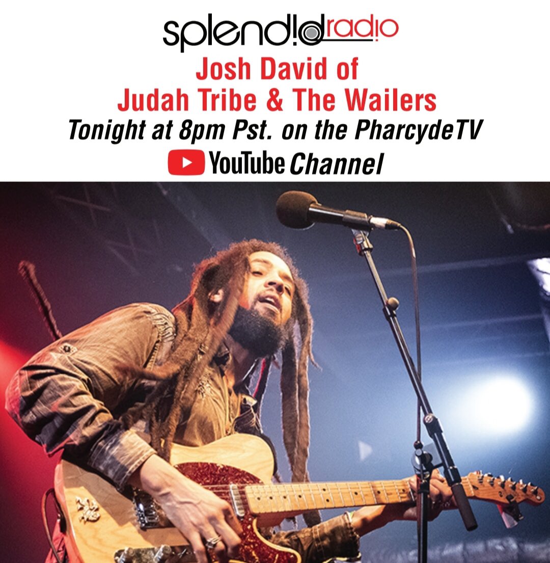 thepharcyde's tweet photo. Tonight at 8PM PST we’ll be All The Way Live with this week’s episode of #SplendidRadio on @youtube / PharcydeTV Channel with @Jeremycomedy @schmooche and special guest musician and vocalist @joshdavid424 of #JudahTribe and #TheWailers https://t.co/SCknfquM1V