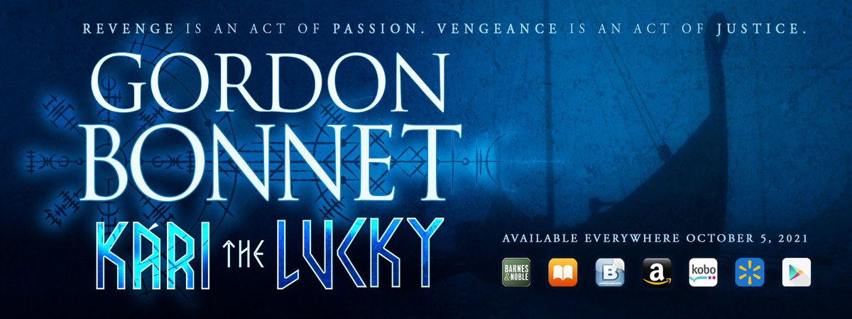 Tiree Press (A division of Oghma Creative Media) is pleased to announced the publication of "Kari the Lucky" by Gordon Bonnet.
Revenge is an act of passion. Vengeance is an act of justice. This norse tale set in the 10th century is available October 5.