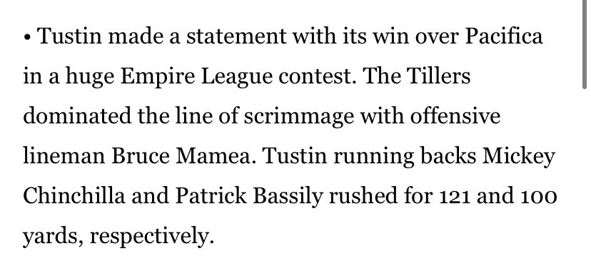 BruceMamea77's tweet photo. Thank you for the recognition @mikehuntley63 , still feel my best is yet to come 😤#MoveBodies #GraveDigger #TustinFootball https://t.co/aheqncMaqp