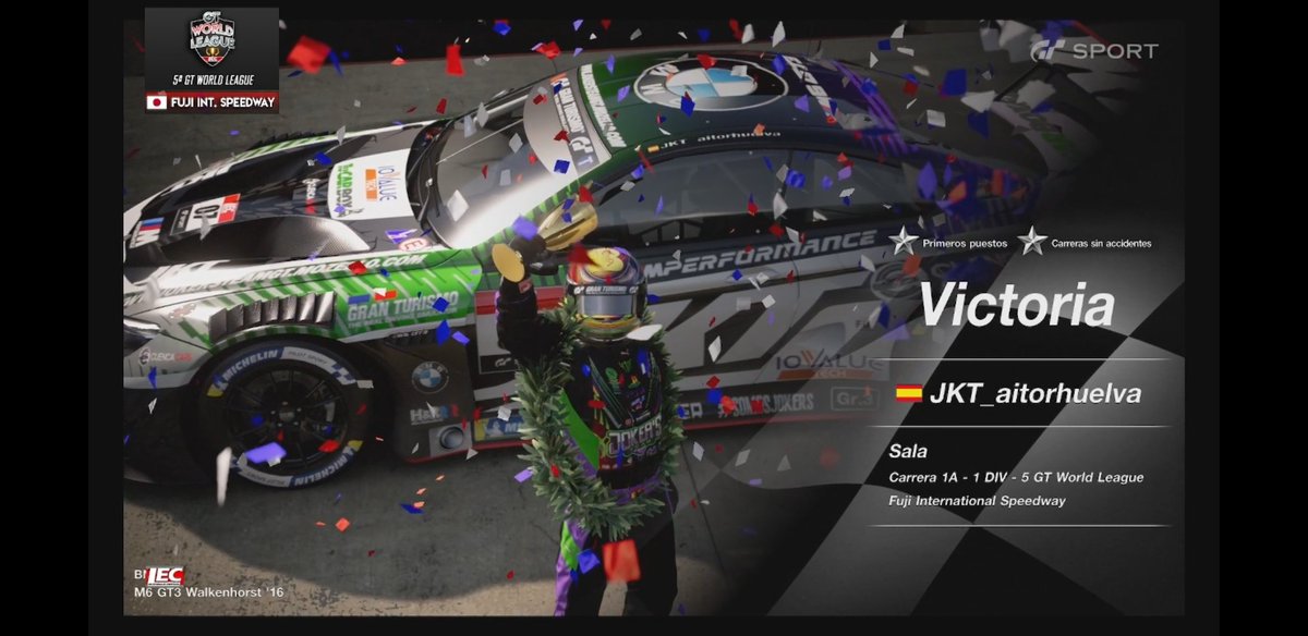 Jokers_eTeam's tweet photo. P O L E y V I C T O R I A 🏁 

 Conseguimos subirnos al cajon más alto del podium en la carrera de primera división de @lecesports ‼

🅿️1️⃣🏆
🥇 @aitorhuelva16👽👽👽

Vaya debut de locos 😱😱😱

💪🏻Pensando ya en la siguiente carrera‼‼

#SomosJokers 😈 https://t.co/N2FaGmsdHC