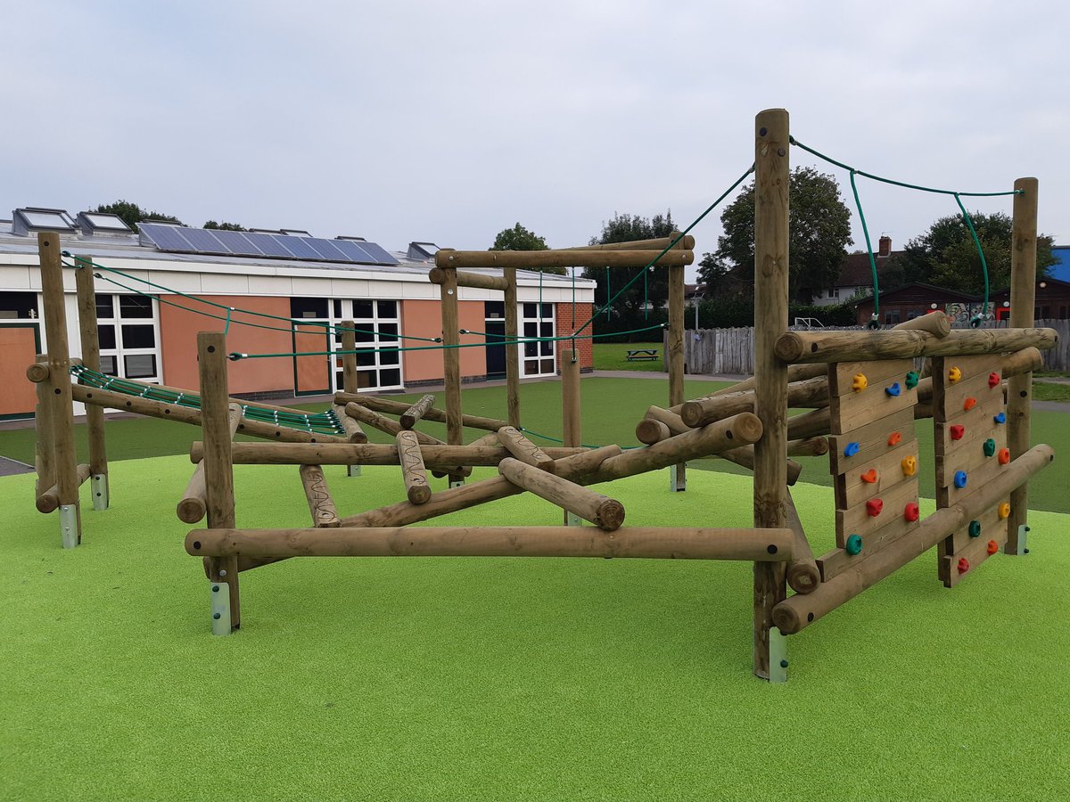 New term and the children are loving their new climbing equipment that has been installed over the summer break.