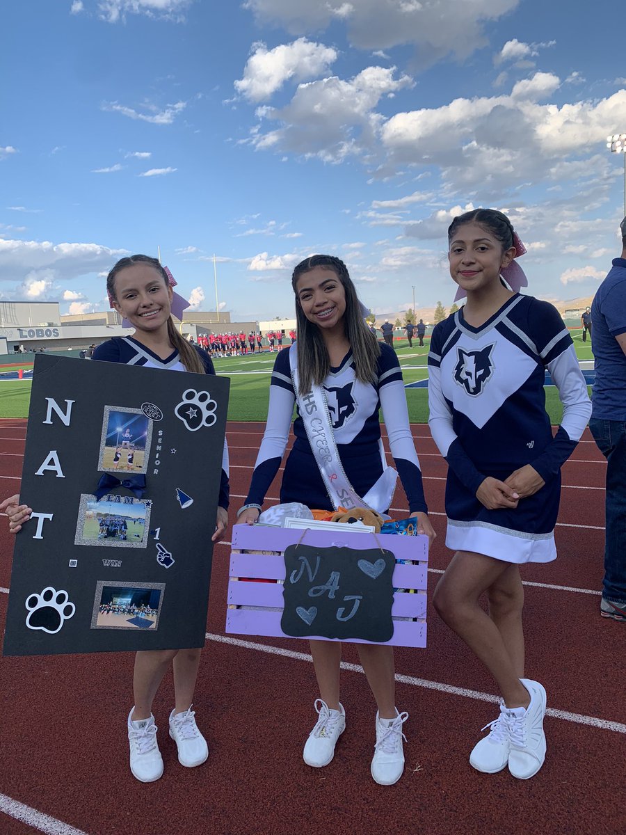 mtviewcheer's tweet photo. A couple of pictures from senior night last Friday! Had so much fun being surrounded by friends and family on our home field. Huge thank you to our coaches for making everything happen ! https://t.co/bHOBXdCz8C