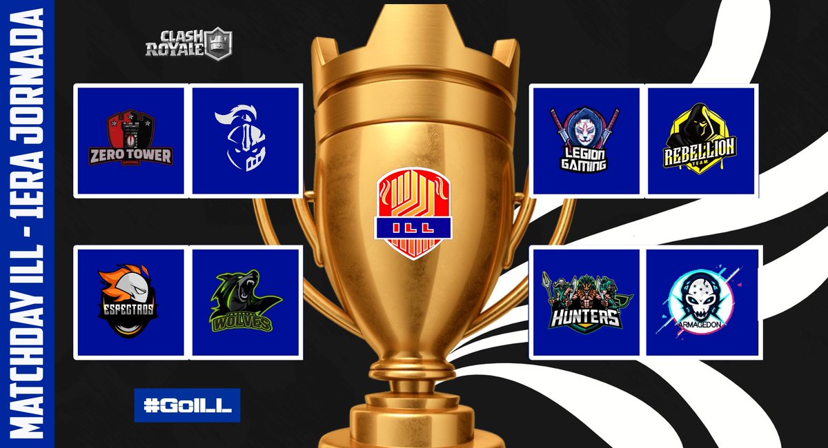 🔴International Legions League (@legions_gg) on Twitter photo #CR | #MatchDay
Comenzamos los encuentros el día de hoy!!🎙🎆
GRUPO A
<a href="/ZeroTowerGaming/">Zero Tower Gaming</a> 🆚️ @RL_Latam
🕛18:00🇲🇽
<a href="/teamespectros/">𝐓𝐄𝐀𝐌 𝐄𝐒𝐏𝐄𝐂𝐓𝐑𝐎𝐒</a> 🆚️ <a href="/InmortalWolves/">🐺Inmortal Wolves🐺</a>
🕛20:00🇲🇽
GRUPO B
<a href="/Legionarios_GG/">Legion Gaming🗡🕹(desde🏠)</a> 🆚️ <a href="/RebellionTeamCr/">RebellionTeam</a>
🕛19:00🇲🇽
<a href="/HuntersTeam_/">HUNTERS</a> 🆚️ <a href="/ARMAGEDONHN_CR/">ARMAGEDON🇭🇳</a>
🕛15:00🇲🇽
#GoILL #CR | #MatchDay
Comenzamos los encuentros el día de hoy!!🎙🎆
GRUPO A
<a href="/ZeroTowerGaming/">Zero Tower Gaming</a> 🆚️ @RL_Latam
🕛18:00🇲🇽
<a href="/teamespectros/">𝐓𝐄𝐀𝐌 𝐄𝐒𝐏𝐄𝐂𝐓𝐑𝐎𝐒</a> 🆚️ <a href="/InmortalWolves/">🐺Inmortal Wolves🐺</a>
🕛20:00🇲🇽
GRUPO B
<a href="/Legionarios_GG/">Legion Gaming🗡🕹(desde🏠)</a> 🆚️ <a href="/RebellionTeamCr/">RebellionTeam</a>
🕛19:00🇲🇽
<a href="/HuntersTeam_/">HUNTERS</a> 🆚️ <a href="/ARMAGEDONHN_CR/">ARMAGEDON🇭🇳</a>
🕛15:00🇲🇽
#GoILL