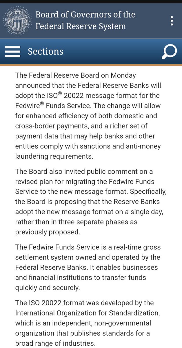 linkchainlink's tweet photo. Chainlink is SWIFT ISO20022 

All major banks including the FED ones go live November 2022 on SWIFT (GPI LINK) which are integrating Chainlink oracles 

 This is how the banks will transition to #DeFi ... $LINK 

Few understand

https://t.co/qJaVQZ4tJR https://t.co/nXmMe5Jk8h