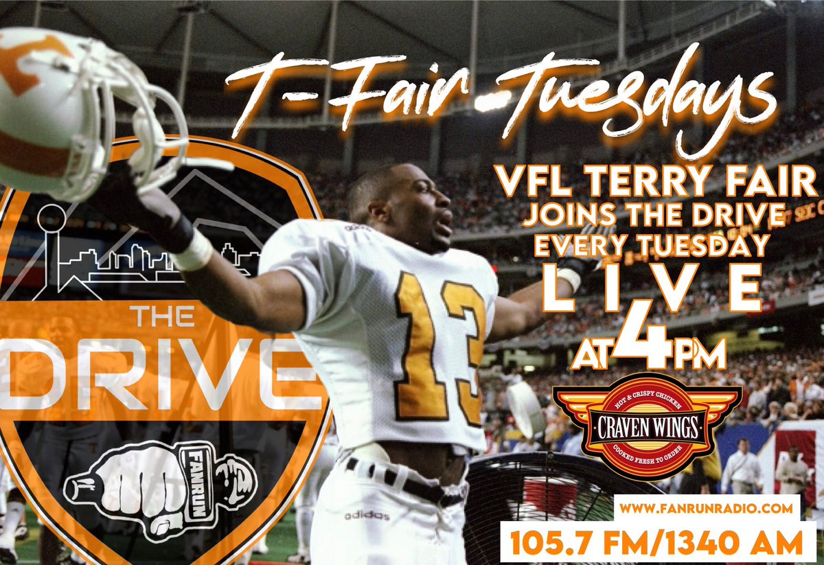 #VFL @Tfair23 joins the show once again today. Listen at 4pm on <a href="/FOXSportsKnox/">FOX Sports Knoxville</a>. Presented by <a href="/CravenWingsKnox/">@CravenWingsChoto</a>