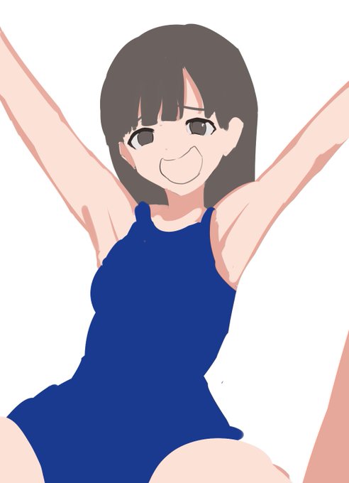 skebるよ。はんなるよ!
まず最初にシルエットとカラーラフの間のものを描く利点は完成図がイメージできるのと、ここでバランスを確認して色々修正できる。
っていうかこのほうが結局早いまである🤔 