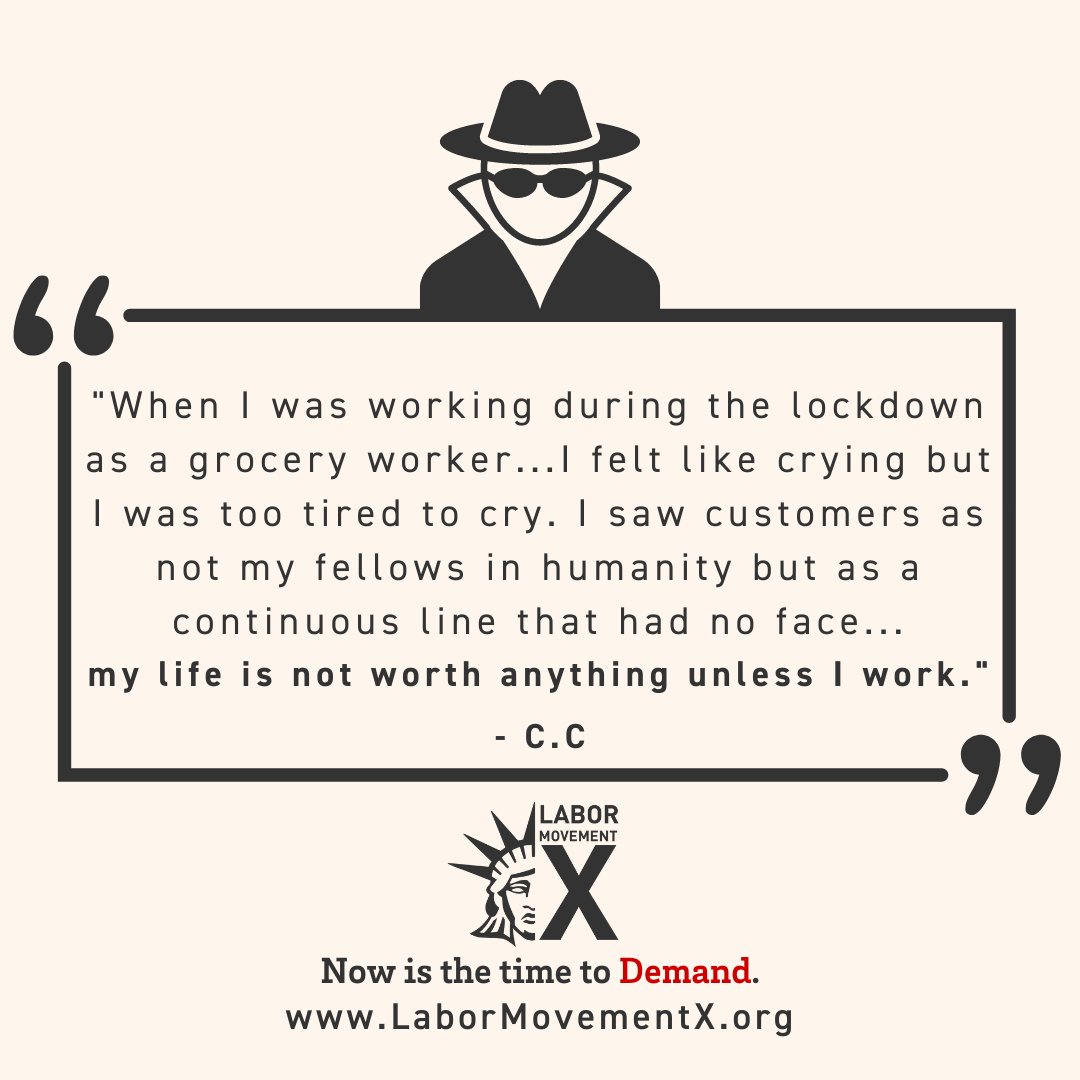 LaborMovementX's tweet photo. Got a story to tell? Click the link to anonymously share your experiences! 

https://t.co/DDl8FnQkLX https://t.co/1c1HEyBO8E