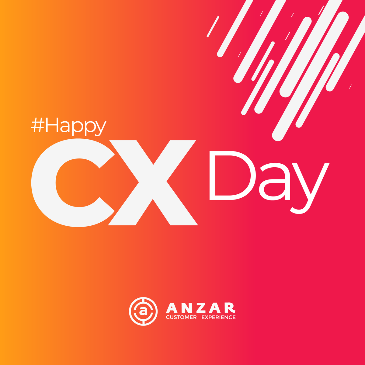 AnzarCx's tweet photo. Felicidades a todos los profesionales que se dedican en cuerpo y alma a mejorar la vida de los clientes. ✅💯🥳

Gracias a nuestros colaboradores y clientes por vivir la #revolucioncx con nosotros.❤️

#somoscx #anzarcx #cxday #peoplexperience https://t.co/GutbaVAqqe