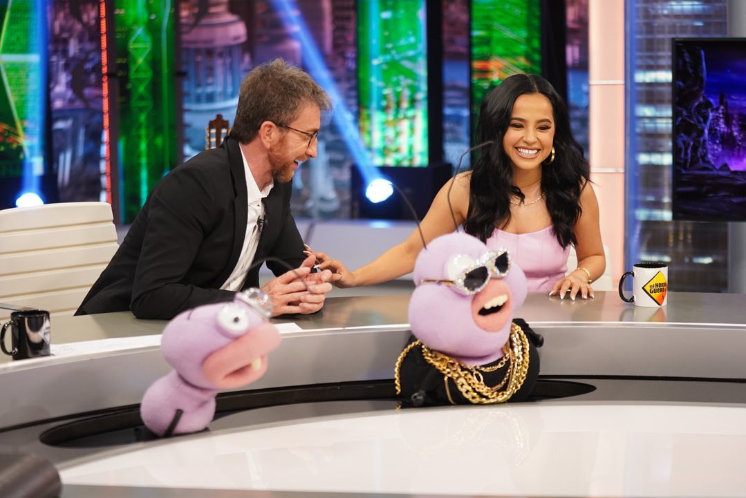 BeckyGMediaofc's tweet photo. Becky G yesterday on #Elhormiguero (Tv show) 3. https://t.co/ohNsSmbI5q