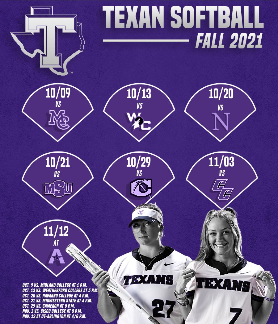 Fall softball is back! 🥎
#BleedPurple | #TexanNation