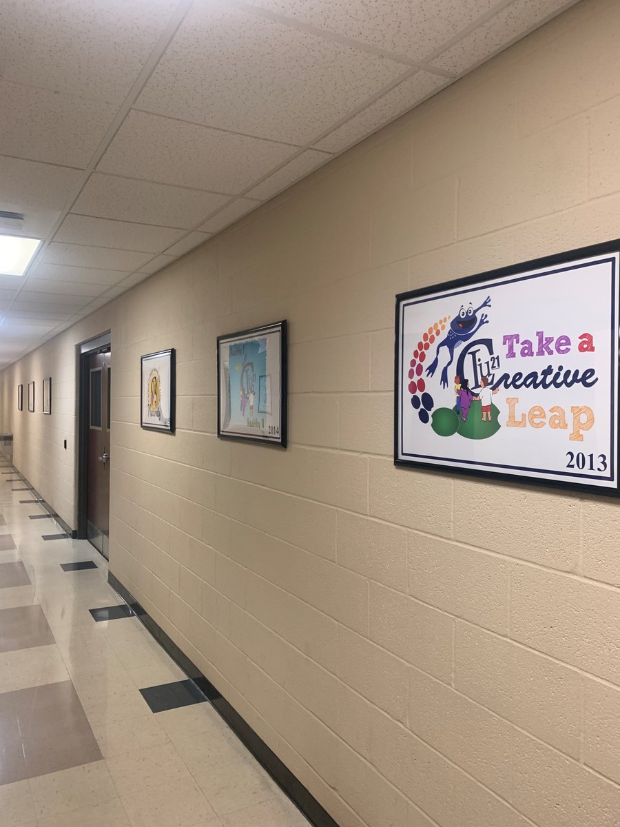 CLIU_DTP_DUP_DI's tweet photo. Take a look at the "Inservice Logos Through the Years" gallery on the ground floor.  Posters printed by the C&amp;I Department. https://t.co/iHUJFNNRKy