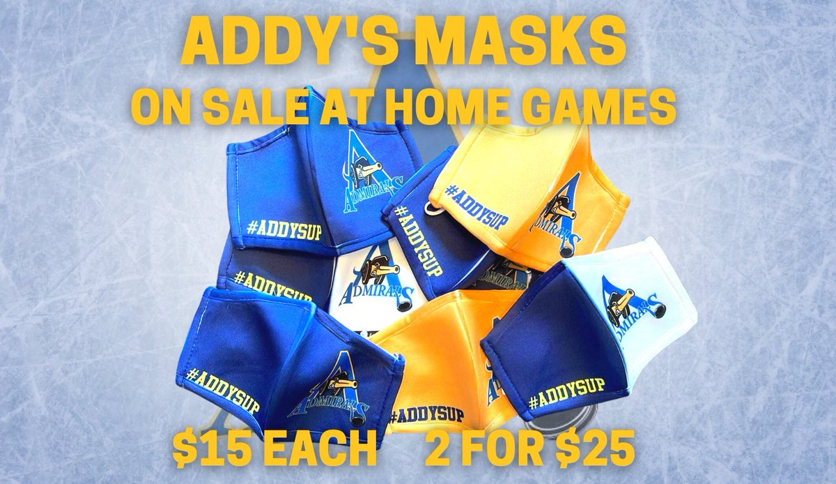 amherstburgjrc's tweet photo. Admirals face masks are
here! 😷
On sale at all home games.
#addysup https://t.co/ro4cAz9oSC