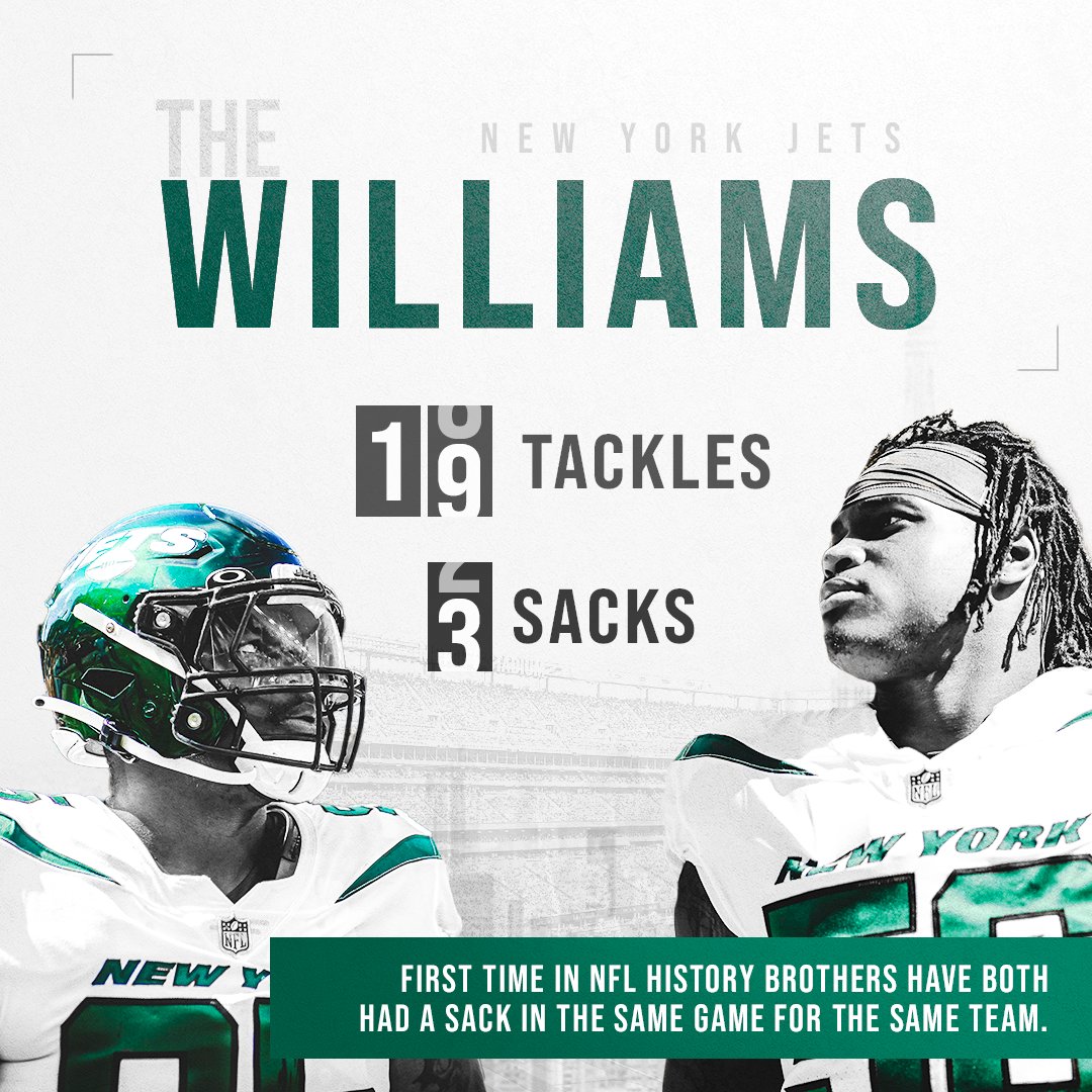 New York Jets on X: 'Just tryna ball with my bro. @QuinnenWilliams
