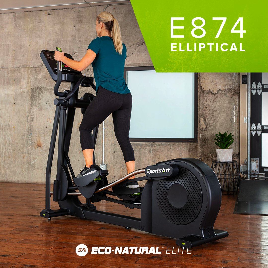 Self-powered elliptical, empowering intense workouts without plugging in 
#Offthegrid #ECONatural #GoSportsArt #InspiredPerformance #SustainableFitness