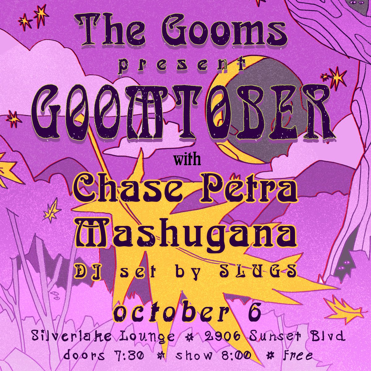 Night 1 of GOOMTOBER starts tomorrow. First show back in far too long. RSVP for your FREE tix here: link.dice.fm/DTDGEl446jb