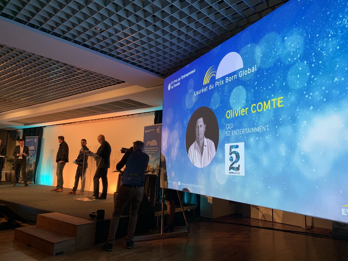 @52entertainement ⁦<a href="/OlivierComte1/">olive 🏖</a>⁩ Prix born global deja leader mondial ! Impressionnant ! Un exemple et un potentiel ! ⁦<a href="/EYFrance/">EY France</a>⁩ #eoyfr ⁦@HSBC_FR⁩ ⁦<a href="/verlingue/">maru283792927899i6</a>⁩
