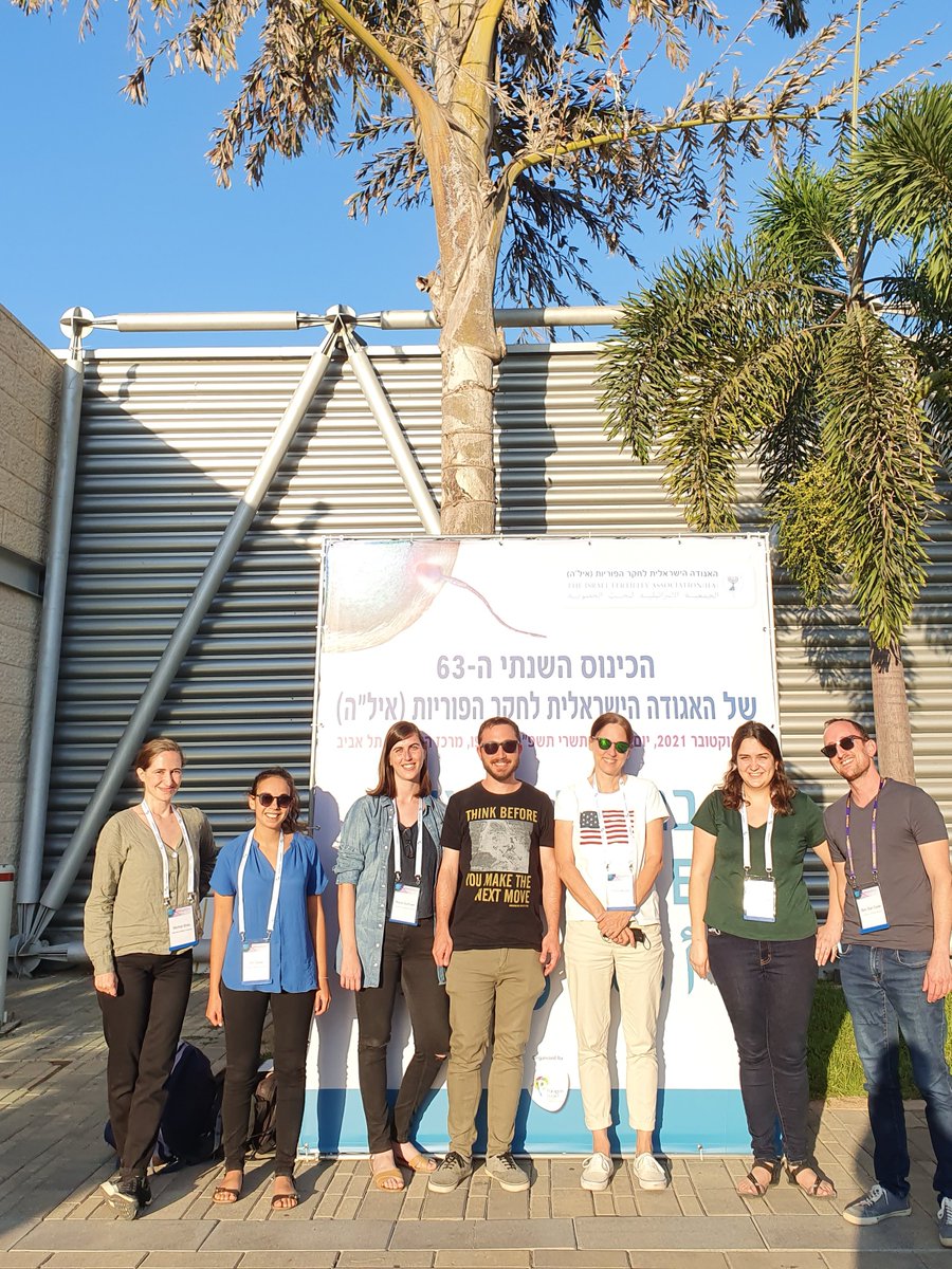 Great to get, finally, to an in-person conference. Some of the group at the Israel Fertility Society yesterday in Tel Aviv.