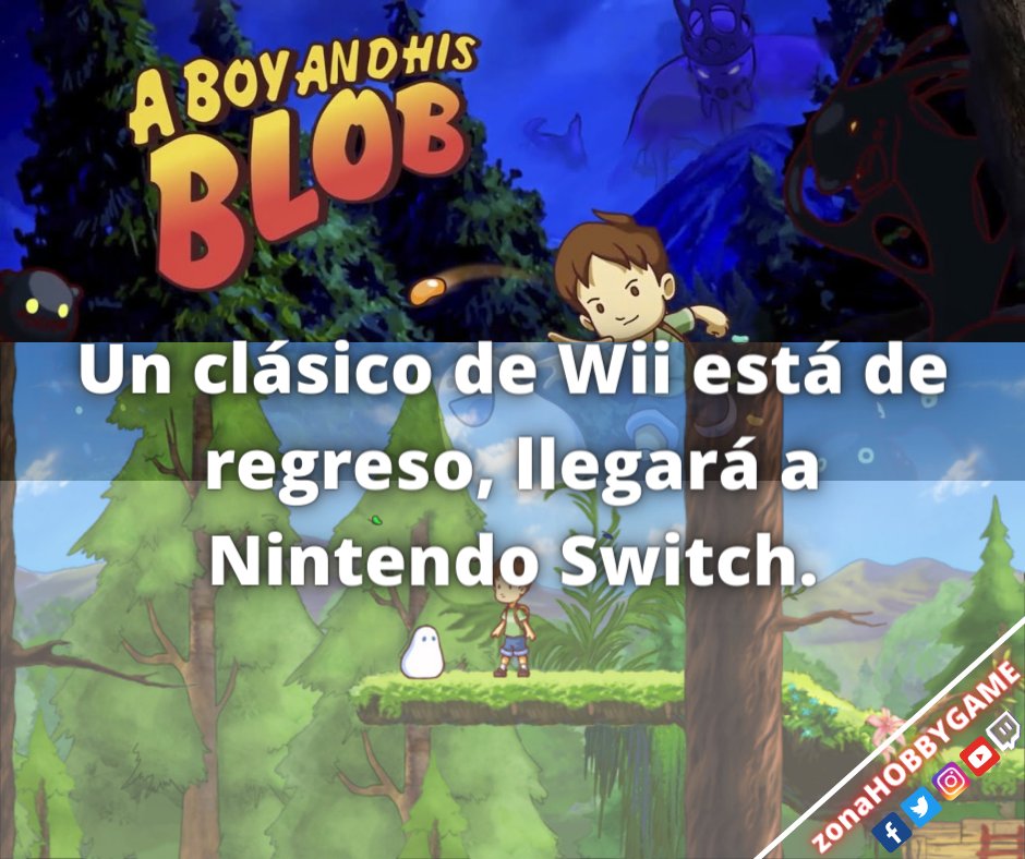 zonahobbygame's tweet image. #aboyandhisblob #nintendoswitch #wii