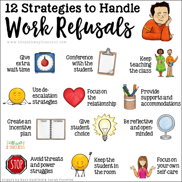 TCEA's tweet photo. What do you do when a student refuses to work?

https://t.co/7iVKo4hgqN 📸 @Pathwy2Success
#teachertwitter #learning #k12 #teaching #education https://t.co/azV3BDhf98
