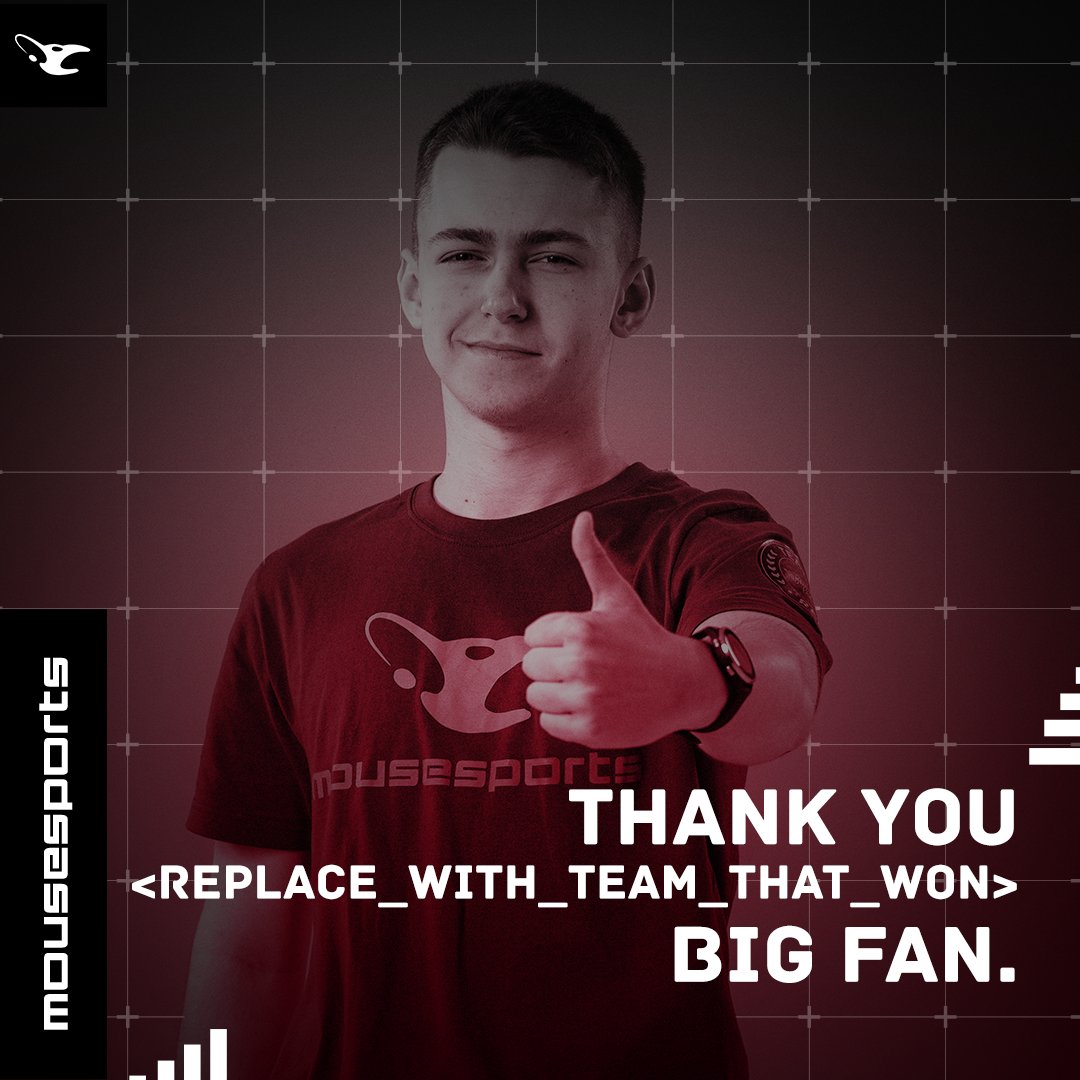 mousesports's tweet photo. We going to the MAJOR🥳🥳🥳 #VAMOUZ https://t.co/g61WUMmCOp