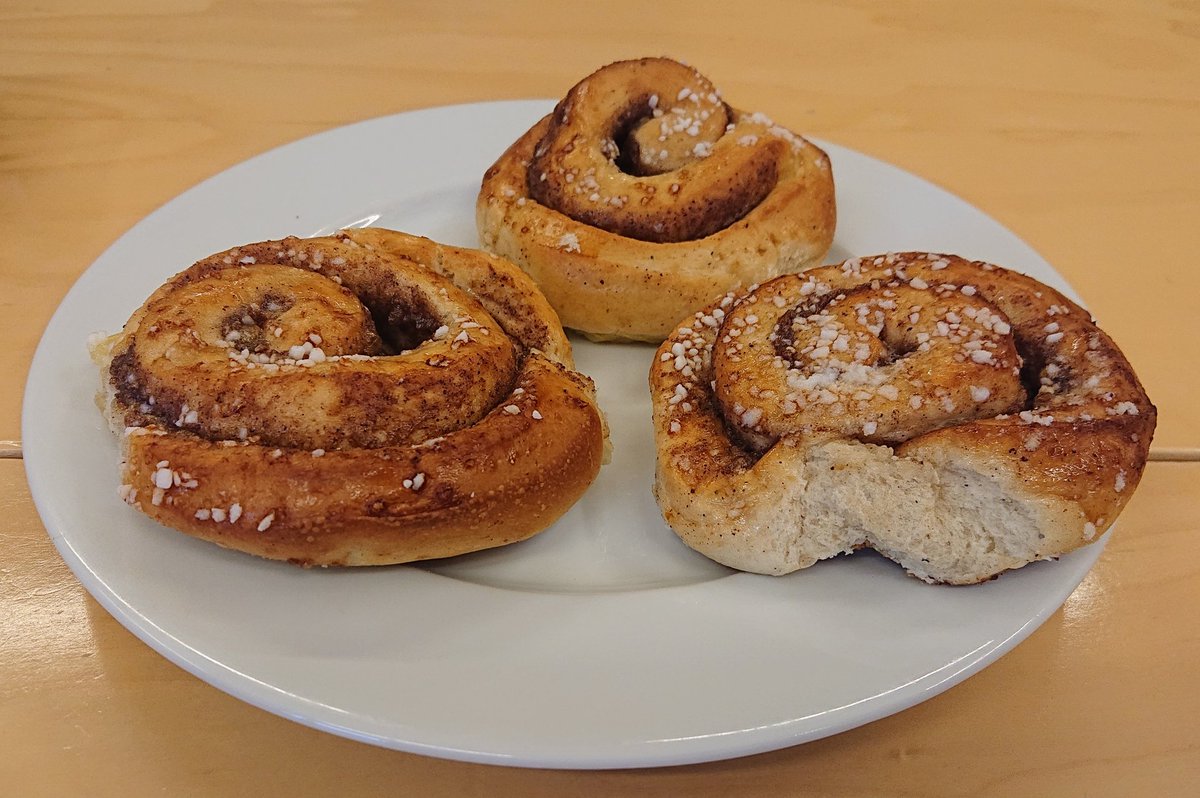 First physical <a href="/LundLum/">Lund Luminescence</a> lab meeting in a long time! And it coincides with the cinnamon bun day. @LundGeology