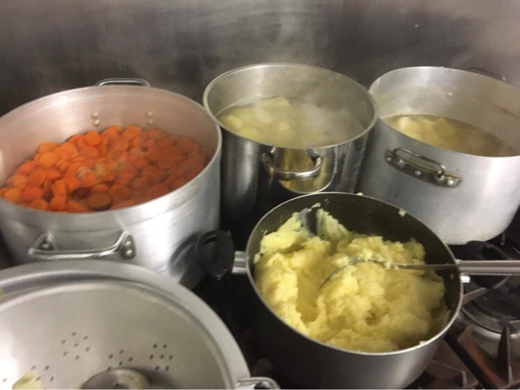 VinniesNcle's tweet photo. It might have been wet & miserable outside today ☔️ but Vinnies has welcomed 76 people in from the rain to enjoy a free 3 course lunch & refreshments. We also supplied socks & clothing to those homeless & soaked. Our Vinnies team did amazing support work today. #SVP #newcastle https://t.co/3gisK7HIeF