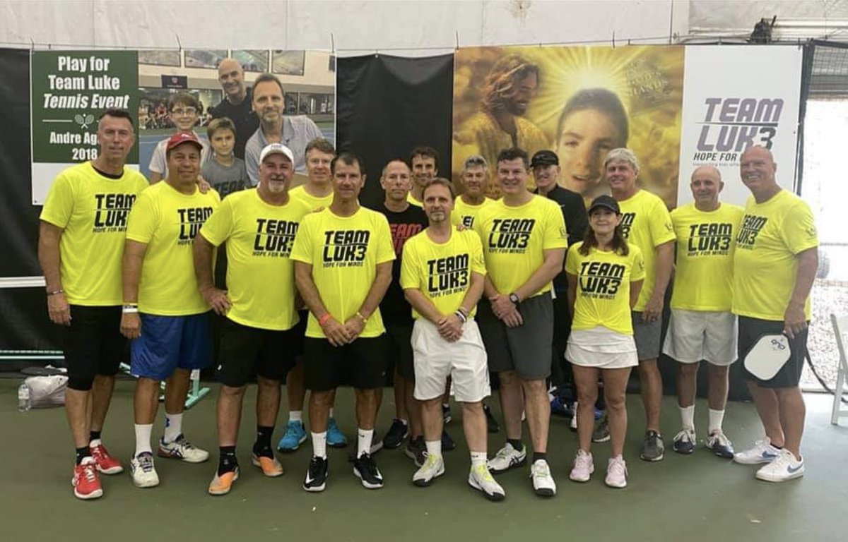 TeamLukeHFM's tweet photo. #TuesdayWithTim Tim shares his gratitude for those involved in making the “Play for Team Luke” event held Saturday a success, emphasizing his mission to keep #LukesLegacy alive.
This group of athletes truly made an impact on the lives of children after brain injury this week.💚 https://t.co/XHem3vKhCr
