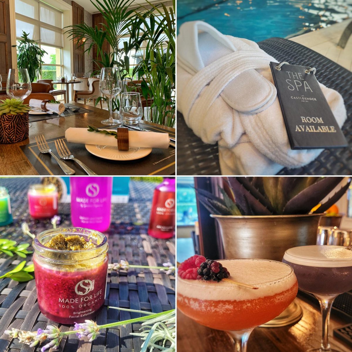 Cknock_Hotel's tweet photo. ***COMPETITION TIME*** To celebrate the launch of our new MIDWEEK Relax and Renew Spa package, we are giving you the chance to win just that! To enter, LIKE,  RETWEET and COMMENT who you'd like to bring with you! T&amp;C's on our Facebook Page. Winner announced Friday morning. https://t.co/x3lN0dCOkw