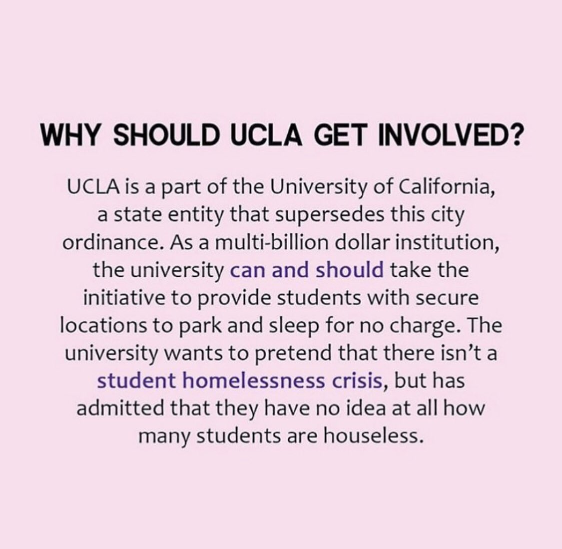 scottforla's tweet image. Westwood is the most expensive rental market in the state of California. 1 in 20 UCLA students are affected by homelessness. 

We need to use all tools at our disposal to address student housing insecurity and Safe Parking can help many students experiencing homelessness.