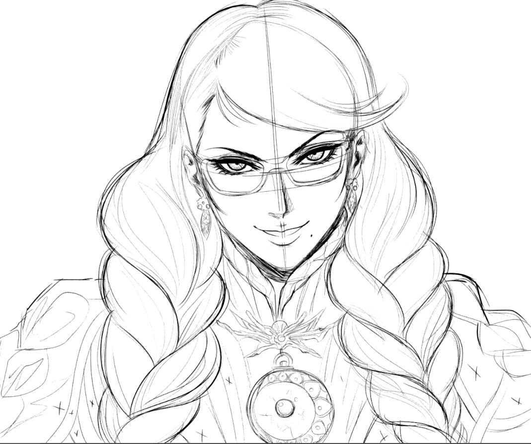 landigust's tweet photo. #Bayonetta3 Sketch- Painting starting soon!🌙 https://t.co/Xhi92p3zpa