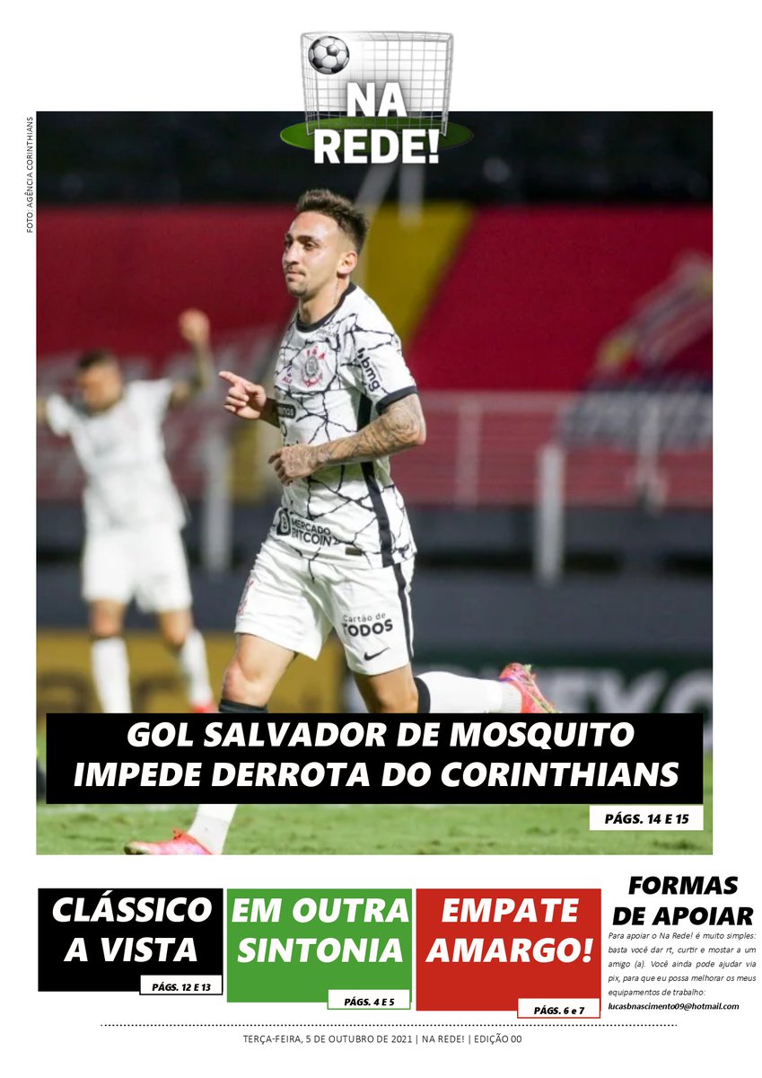 lucasnascimentv's tweet photo. FALA, GALERA!

Vim divulgar em primeira mão aqui no Twitter um novo projeto que estou desenvolvendo! O Na Rede! tem como proposta ser um jornal sobre futebol, digital, direto e objetivo com edições semanais.

Link da edição "beta": https://t.co/KAkfo1zYSi

RT pra fortalecer? ❤️ https://t.co/vMNHu4RTDs