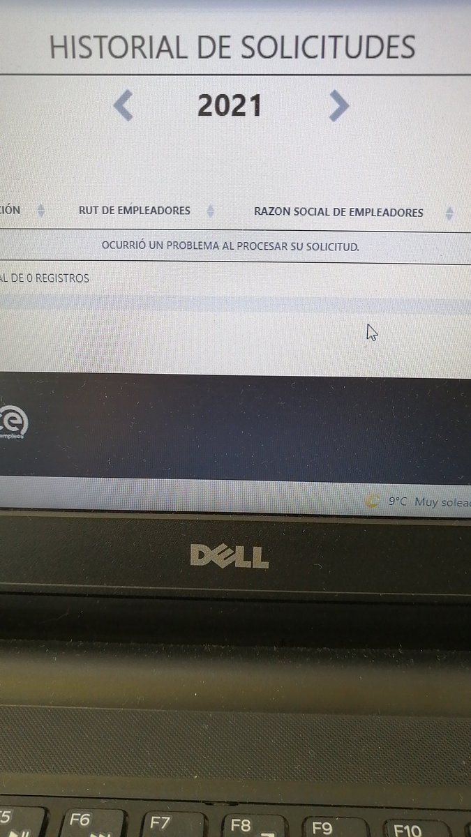 prisdahdal's tweet photo. @SenceChile en mi solicitud indica que ocurrió un problema al procesar la solicitud, como se que problema fue? Como se arregla eso? https://t.co/ClHUoKdsUk