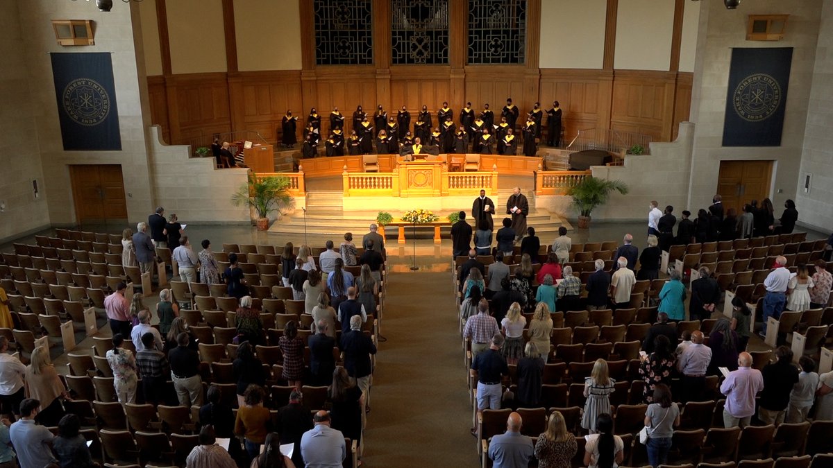 WakeDiv's tweet image. If you weren't able to make it to campus on Sunday to join us in Wait Chapel, you can still watch the full Family Weekend Worship Service online at youtu.be/XRwBVfQj6Ms