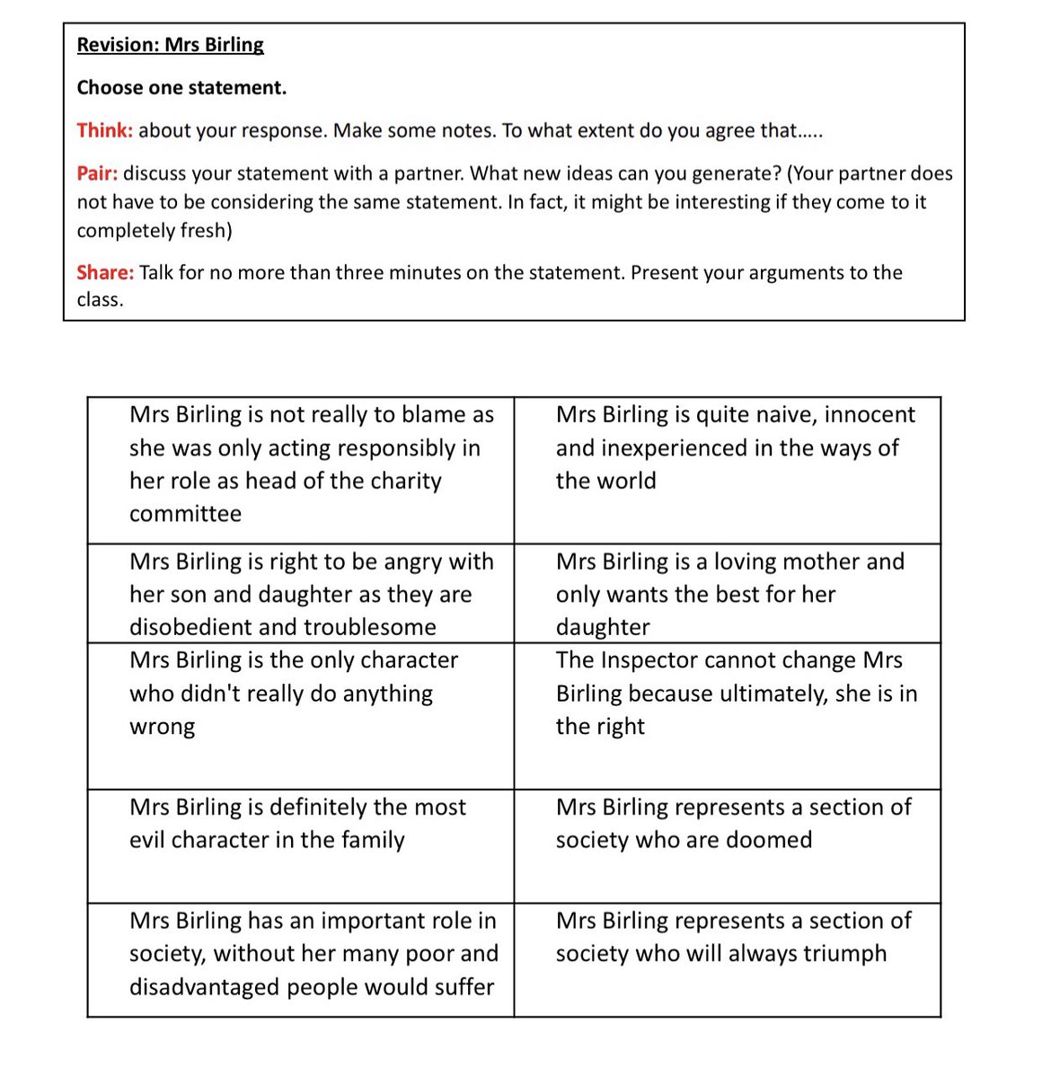 mrsmacteach33's tweet photo. In dept CPD we discussed how to make retrieval more strategic, encouraging connections between ideas. I was thinking how best to do this. This AIC resource gives students statements to debate, pulling in knowledge from across AIC….1/2 https://t.co/AZFGn54w4d