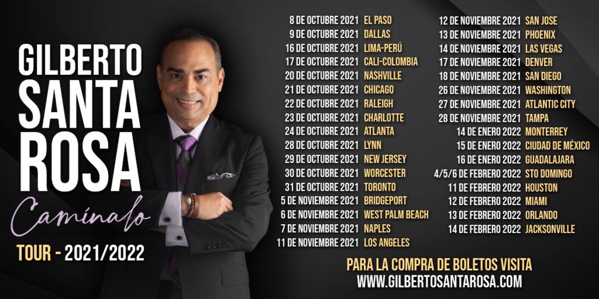 gilbertoSR's tweet photo. Ya empezó el conteo regresivo para el #caminalotour y tenemos nuevas fechas!!!! 
.
Estoy muy feliz de poder reencontrarme con ustedes 😃
.
Adquiere tus boletos en https://t.co/MkOOE513x1 
#caminalo https://t.co/cXRAm1v12a