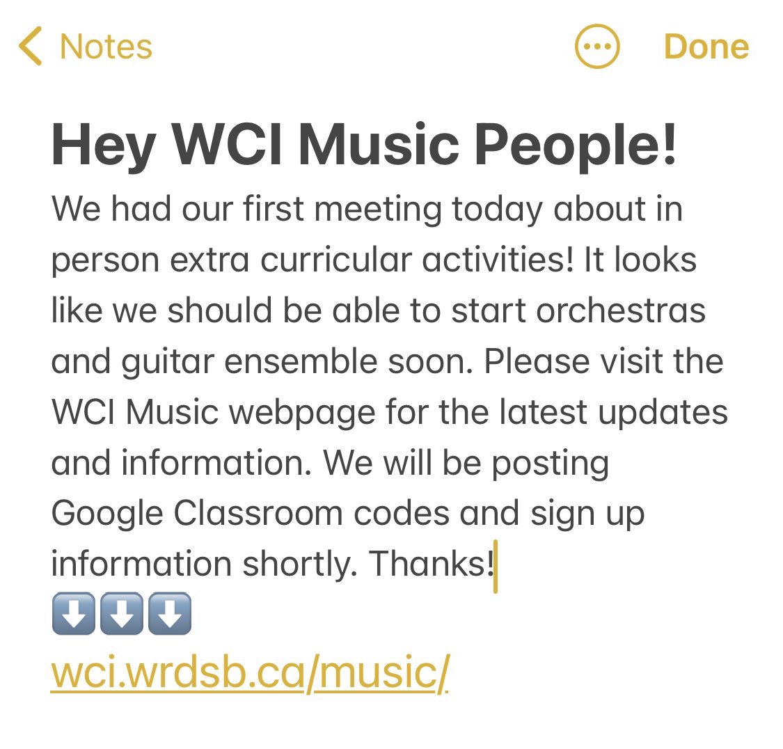 WCI Music (@wcimusic) on Twitter photo Music ensembles should be starting soon! Visit wci.wrdsb.ca/music/ for the latest updates and information
<a href="/WCIinfo/">Waterloo Collegiate</a> Music ensembles should be starting soon! Visit wci.wrdsb.ca/music/ for the latest updates and information
<a href="/WCIinfo/">Waterloo Collegiate</a>