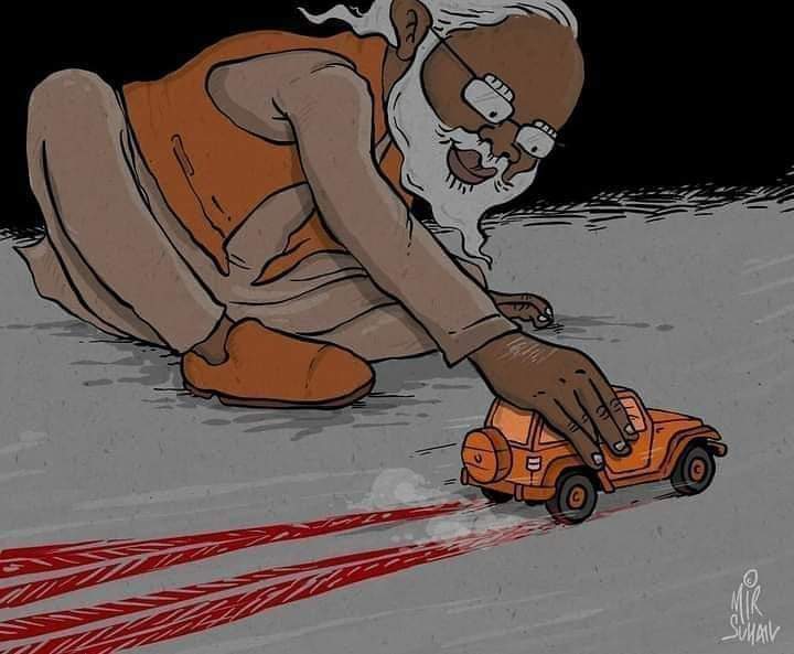 VijaySi32959085's tweet photo. #ModiMadeDisaster #ModiHataoDeshBachao #boycottmodigovt #LakhimpurKheri It's not an accident it's a planned murder and plan made by BJP. https://t.co/YLNZX7i6Ad