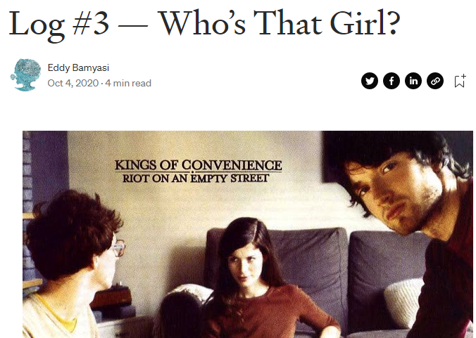 medium.com/6-album-sunday…  Who's that girl?