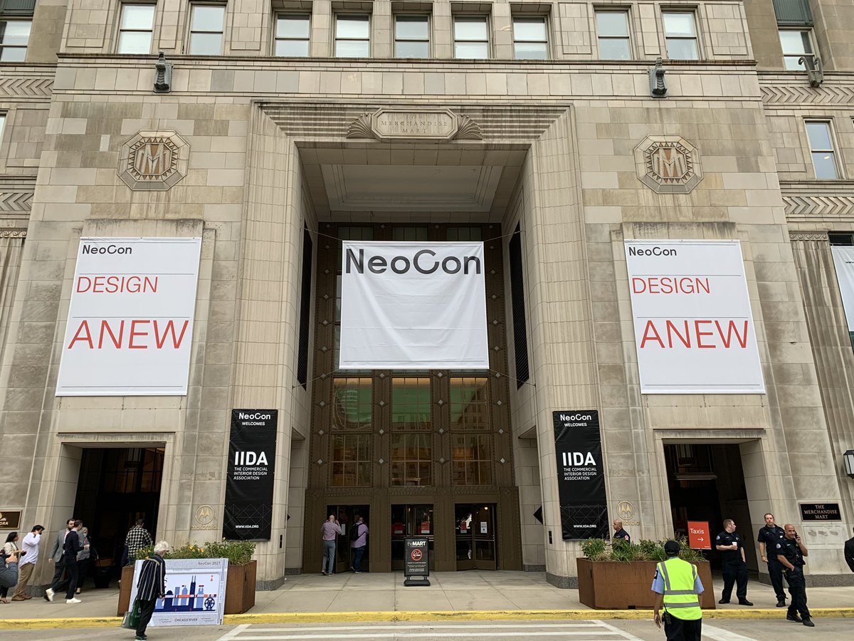 Great to be IN-PERSON at #NeoCon2021 #chicago #merchandisemart #restaurantdesign