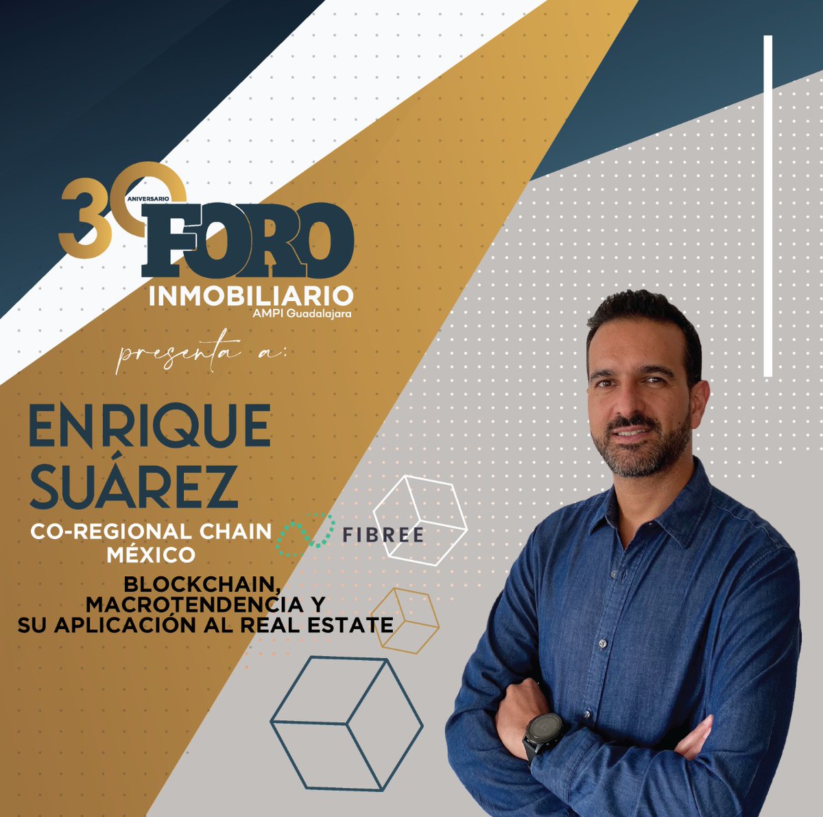 Enrique Suárez at the 30th AMPI GUADALAJARA REAL ESTATE FORUM.
We are very pleased to be able to participate in one of the most anticipated forums in Latin America.

👉Get your tickets: live.foroampigdl.com

#desarrollopersonal #realestate #inversiones