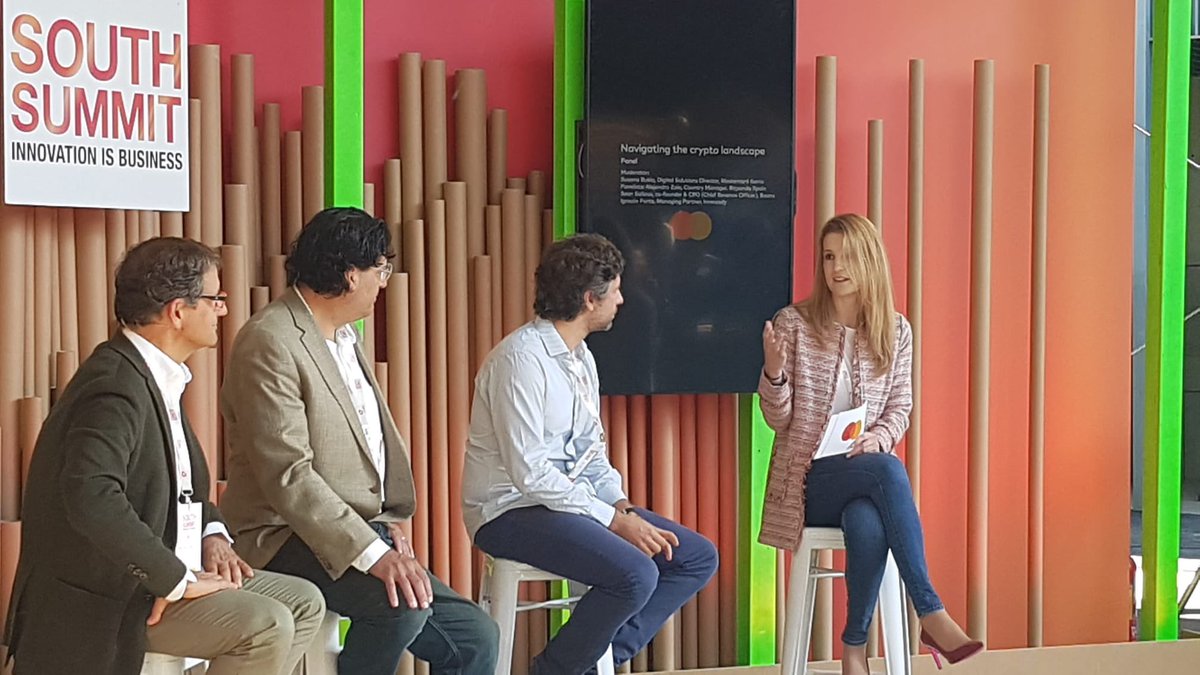 Ha sido un honor estar hoy en <a href="/south_summit/">South Summit</a> hablando de #crypto con expertos del sector: Alejandro Zala, de <a href="/Bitpanda_ES/">Bitpanda ES</a>, Sean Salloux, de Baanx, e Ignacio Fonts, de <a href="/inveready/">Inveready</a>. 2021 ha sido un año clave para la industria, y un 12% españoles ya han invertido en #criptomonedas.