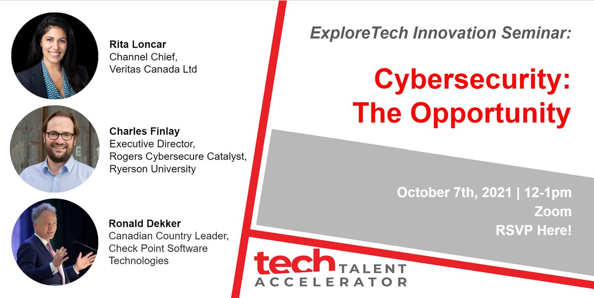 NewIndTalent's tweet photo. This Cybersecurity Awareness Month,  join us for an informative seminar about the digital world!

Host: Rita Loncar, Channel Chief 
@Veritas Technologies LLC  
Panellists:  Charles Finlay,  Exec @Cybersecure_CA 
Ronald Dekker, @CheckPointSW
RSVP here: https://t.co/2GHfz1IxGu https://t.co/n94EpQoK2v