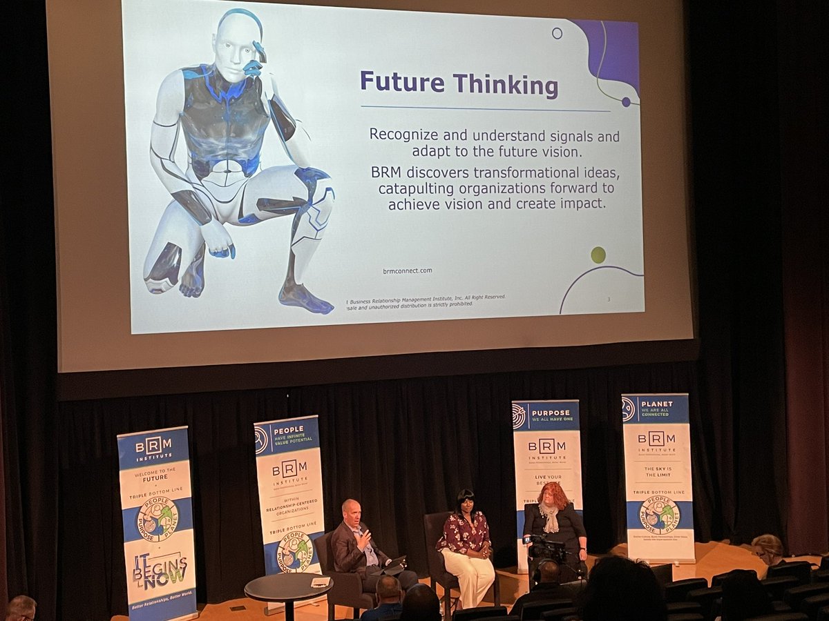 The KnowledgeTram speaking to the Future of #BRM at #BRMConnect