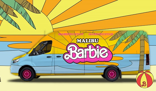 Barbie™ is hitting the road again with the Barbie Truck Totally Throwback Malibu Tour! Visit the Outdoor Village next Saturday (10/16) from 10am-7pm and check out the all new limited edition 70’s inspired Barbie merch only available at the truck! bit.ly/3iyZx7g