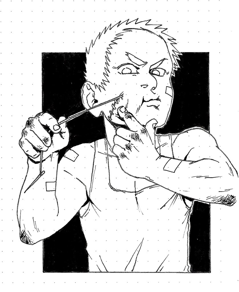 Christian__Love's tweet photo. Day 2 #vicetober #inktober https://t.co/7tTj10bMdW