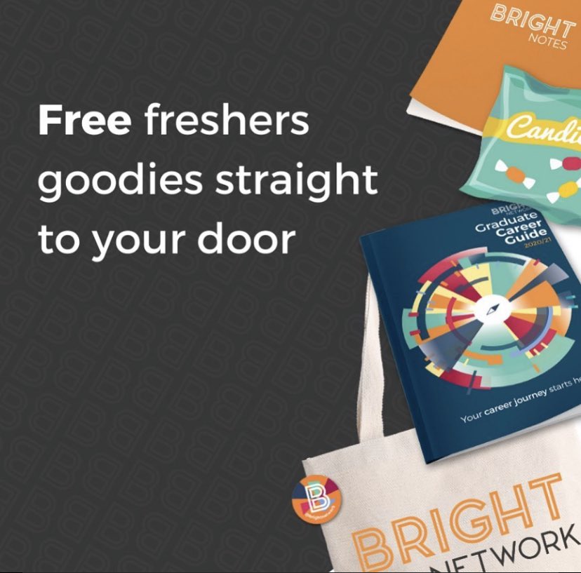 THE UNI ESSENTIALS YOU NEED! ⭐️

Get your free welcome pack today and make the most of every moment – whether that’s on campus, off campus or in setting you up for future career success. It’s your time 💡 – brightnetwork.co.uk/its-your-time-…