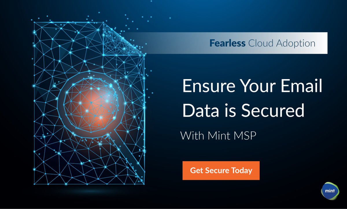 MintGroupUS's tweet photo. Begin Your Journey to Modern Optimized Managed Services. 

Secure Your Cloud Email with Mint USA Manages Services > https://t.co/WG7xOvQxzv

#ManagedServices #createtomorrow #azure #security #cloudemail @msuspartner https://t.co/03AGYmArlM