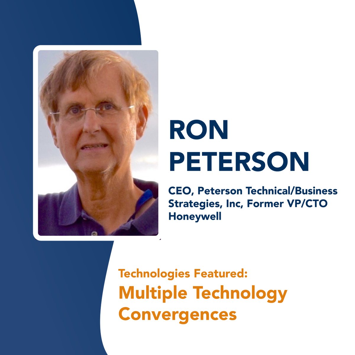 InterceptingH's tweet photo. Don’t miss Ron Peterson, CEO of Peterson Technical/Business Strategies, Inc. and Former VP/CTO of Honeywell, speaking at CONTEX. Thanks for joining us, Ron! We’re excited to attend your presentation. 
Learn more about our speakers and sign up at https://t.co/XGYBj2yDeV https://t.co/UZRp3DUH4B